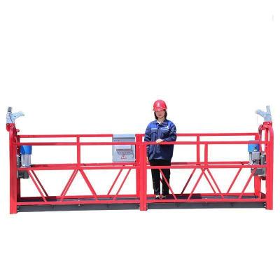 China Industrial electric spray paint or galvanized adjustable rope poweredequipment construction suspended working platform cradle for sale