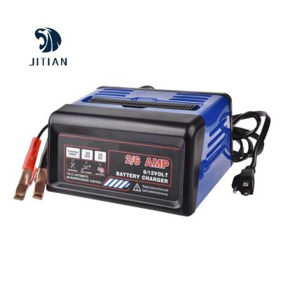 China Support Charging Motor Vehicle Car 2/6A Battery Electrostatic Fast Charging Charger for sale