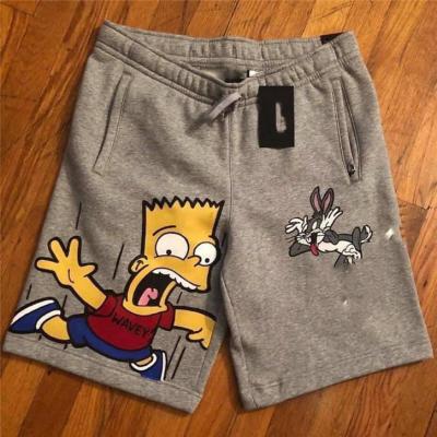 China Anti-Wrinkle Nk Logo Active Athletic Cartoon Sublimated Pants Elastic Waist Shorts Men's Shorts for sale