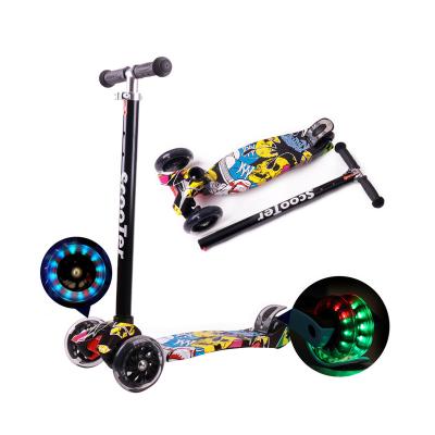 China Ride On Toy/Recreation/Can Be Folded Folding Aluminum Alloy Children Scooter Adjustable Kick Scooters for sale