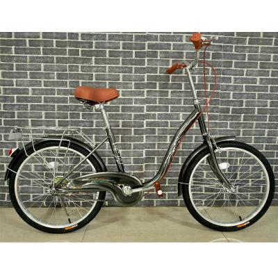 China Go To School / Recreation Double V Brake Women 20 Inch City Bike High Quality for sale