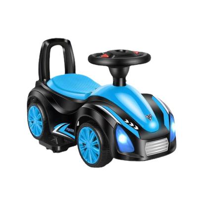 China Hot Selling MP3/USB/TF Music Player New 4 Wheel Model Plastic Children Swing Car for sale