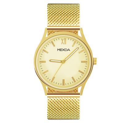 China Non-specific mexda brand simple thin mesh band stainless steel case casual wristwatch boys watch gift men watch for sale