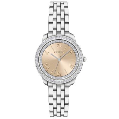 China 2022 Lady Diamond Wristwatch Stainless Steel Strap date function fashion luxury quartz watches brand new arrival water resistant mexda for women for sale