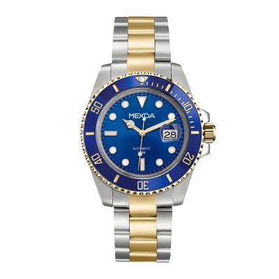 China MEXDA brand OEM Sapphire glass stainless steel material automatic mechanical diver diver man watch for sale for sale