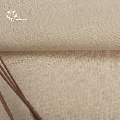 China Breathable Eco Friendly Organic Hemp Muslin Fabric For Shopping Bag for sale