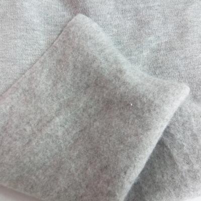 China Anti-bacteria bamboo fiber fleece fabric made of mixed bamboo and charcoal fiber, bamboo charcoal fleece for sale