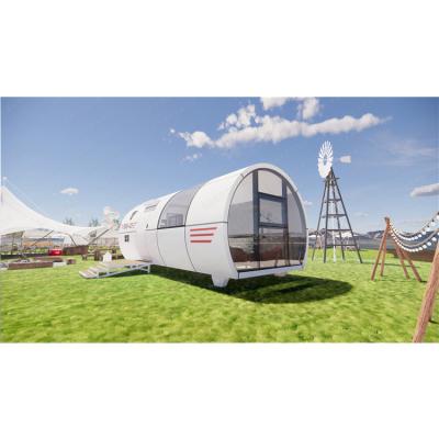 China Factory Price Modern Chinese Space Capsule Mobile Hostel Plans Tiny House House Suppliers for sale