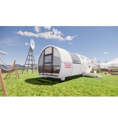 China Modern Skillful Manufacturing Prefabricated Tiny Movable House Suppliers Solid And Durable Space Capsule House for sale