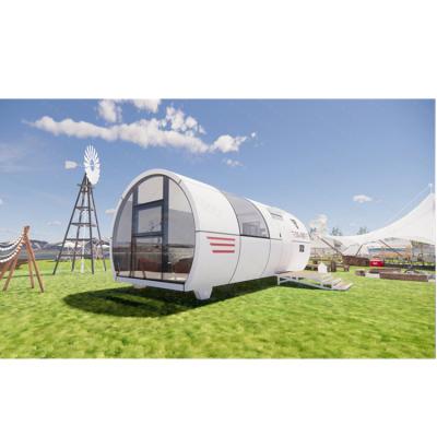 China Beautiful Appearance Modern Tiny Cabin House Top Grade House Mobile Space Capsule House for sale