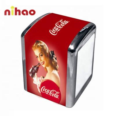 China NIHAO Touchless Eco-friendly Indoor Outdoor Cheap Custom Manual Sanitary Napkin Dispenser Holder Iron For Bar Promotion for sale