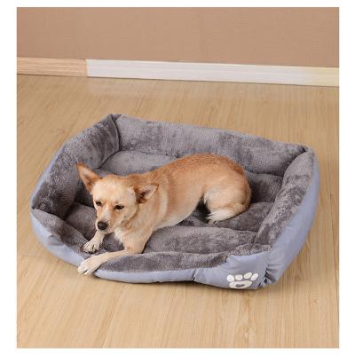 China Factory Wholesale Soft Make High Quality Warm Comfortable Non-slip Luxury Pet Beds for sale