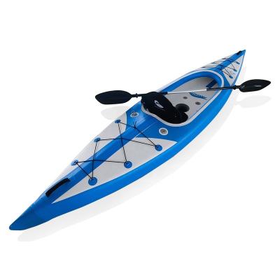 China Wholesale Premium PVC Inflatable Kayak Pedal Fishing Canoe Fishing Inflatable Kayak For Watersports for sale