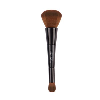 China Double Ended Double End Brush Makeup Brush For Full Coverage Face And Touch Up Double Powder Brush And Concealer Brush for sale