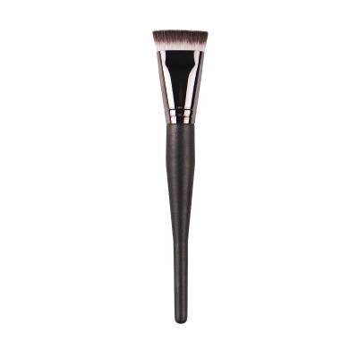 China Pro Flat Brush Flat Surface Single Contour Contour Brush Base Customized High Quality Makeup Brush for sale