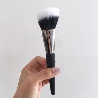 China Double Fiber Brush Double Fiber Brush Professional Makeup Brush Angled Contour Blush Brush Prviate Logo for sale