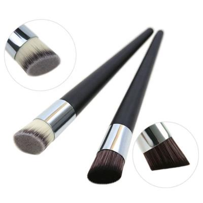 China Fished Brush 2021 Dense New Arrival Foundation Vegan Flat Brush Flat Angular High Quality for sale