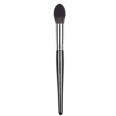 China Flame Brush Flame Shape Professional Single Tapered Highlight Blush Makeup Brush Synthetic Vegan Fiber for sale