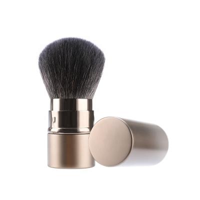 China Kabuki Retractable Portable Retractable Powder Brush Blusher Brush Cosmetic Travel Size for sale