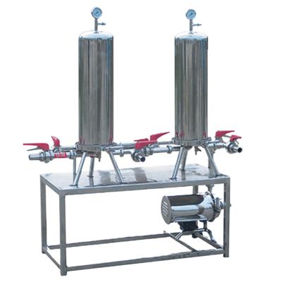 China food & Beverage Plant Custom Microporous Stainless Steel Filter With Trolley For Water And Alcohol Filtration for sale