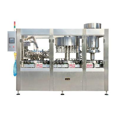 China Food Grade Factory Direct Selling Perfect Wine Filling Machine 3 In1 Filling And Sealing Machine for sale