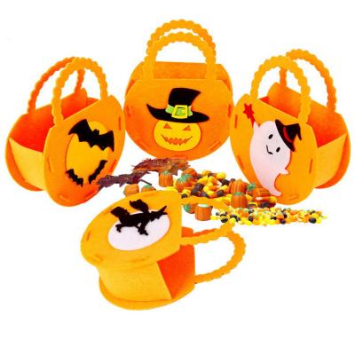 China Festival Stuff Wholesale Halloween Bags For Candy Non Woven Fabric Halloween Treat Bag Halloween Bags for sale