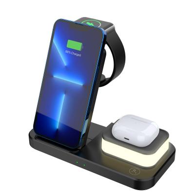 China Factory Latest High Quality Foldable Smart Watch 3 in 1 Wireless Charger for sale