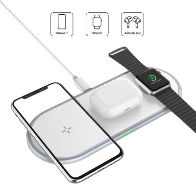 China 3 in 1 Competitive Price Qi 10W Universal Mobile Phone Charger Wireless Type C 3 in 1 Wireless Charger for Smartphones for sale