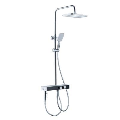 China With Slide Bar China Sanitary Ware Factory New Digital Display Double Valve Four Block Shower for sale