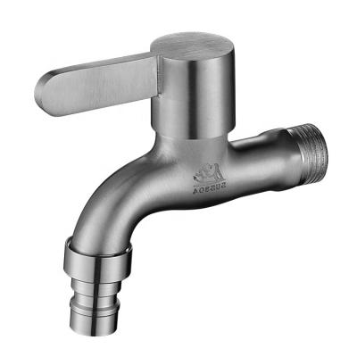 China New Stainless Steel Thermostatic Washing Machine Faucets Cold Water Single Spout for sale