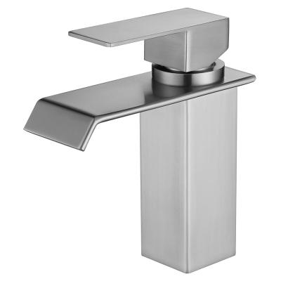 China Manufacturers 304 Stainless Steel Basin Sanitary Faucet Metered Wholesale Faucets Items For Basin Faucet for sale