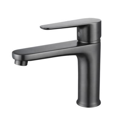 China Factory Outlet Gun Metered Gray Basin Faucet Sink Faucet Mixer for sale