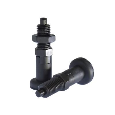 China GALVANIZED Black GN617.1 Carbon Steel Self Locking Spring Loaded Indexing Plungers Pin Index Plunger for sale