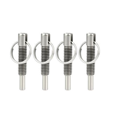 China SS304 Plunger Spring Pins Customized by ZINC SS316 for sale