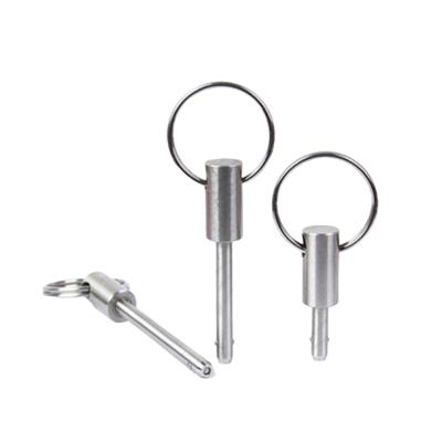 China Hot Selling ZINC Customized Size Steel Ball Pin Ring Grip Quick Release Pins for sale