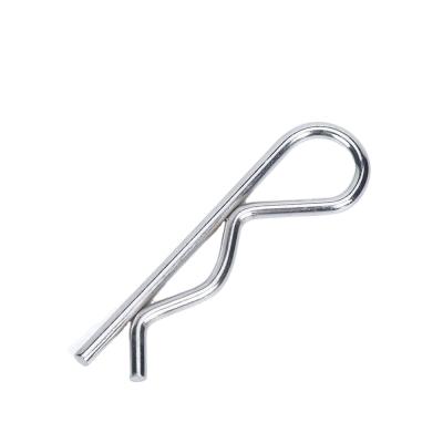 China Stainless Steel Customized High Quality Single Stainless Steel Coil Double R Clips Clamping Pins for sale