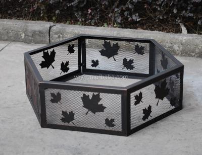 China Outdoor laser-cut stocked camping fire pit ring for sale