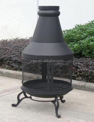 China Outdoor Bottle Shaped Outdoor Wood Burning Fireplace for sale