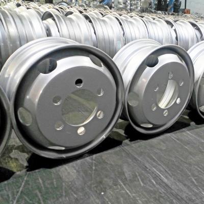 China 17.5*5.25 steel steel wheel for truck bus trailer high quality for sale