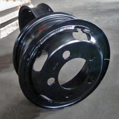 China 5.5-16 Steel Pipe Shaped Steel Wheel For Truck Bus Trailer for sale