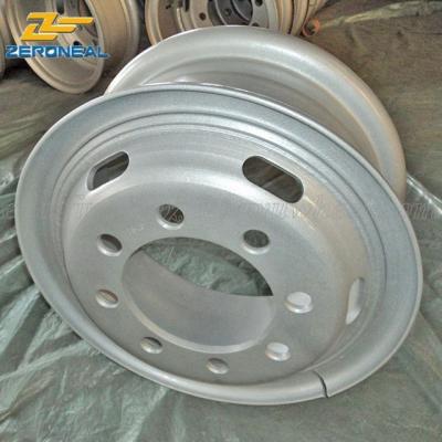 China Steel Wheel Auto Part 7.50-20 Type For Bus Cheap Price Silver Color for sale