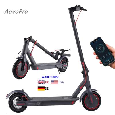 China Aovopro App Patinete Electrico Safe Funny Exciting Eco-Friendly 10.5ah Bettery EU UK US Warehouse Waterproof 2 Wheel Adult Fold E Scooter for sale