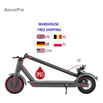 China LCD Display Screen + LED Light AOVO M365Pro UK Warehouse Faster Delivery Two Wheels Long Range Electric Scooter Electric Skateboards Spin for sale