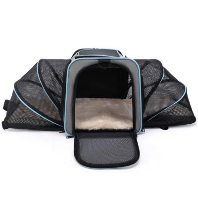 China Best Selling Airline Stocked Weita Approved Large Capacity Tote Outdoor Sling Pet Bag Expandable for sale