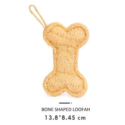 China High Quality Non-Toxic Natural Soft Interactive Pet Loofah Dog Chew Stocked Cleaning Toys for sale