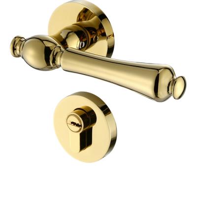 China Zinc Alloy New Arrival Latest Design Handle Wooden Door Lock Interior Door Knobs Lock for sale