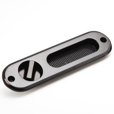 China China factory home factory zinc alloy black sliding door handle with lock for sale