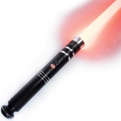 China 6063 aluminum alloy handle lightsaber lightsaber wars LGT Damien 6063 aluminum alloy handle FARSABERS Ulan Christmas full metal oscillation RGB color changing responsive smooth star for sale