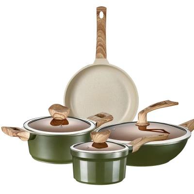 China Sustainable Fashion Odense Nordic Classic Pot Set 3 Piece Large Wok Pan Soup Pot for sale