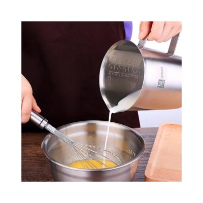 China Sustainable Good Price Of New Product 1000ml Kitchen Tool Gauge Cups Stainless Steel for sale